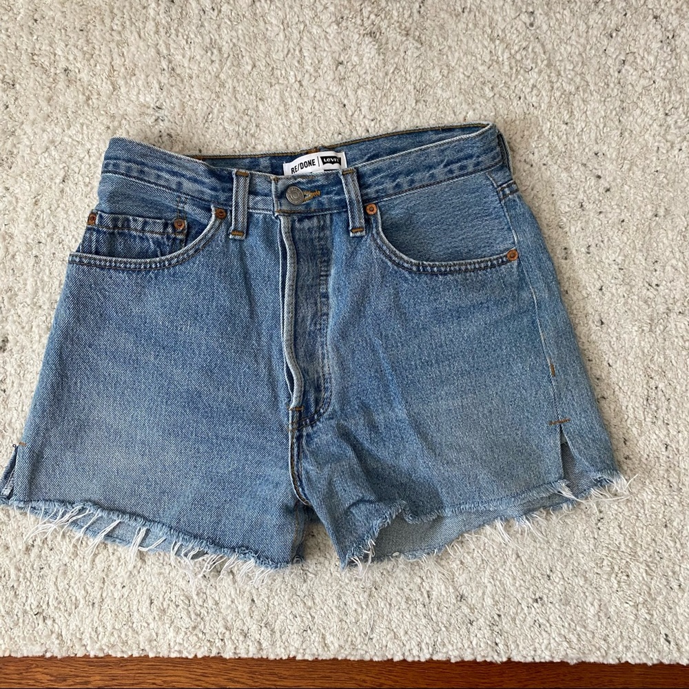 Shop Re/Done Levi Jean Shorts